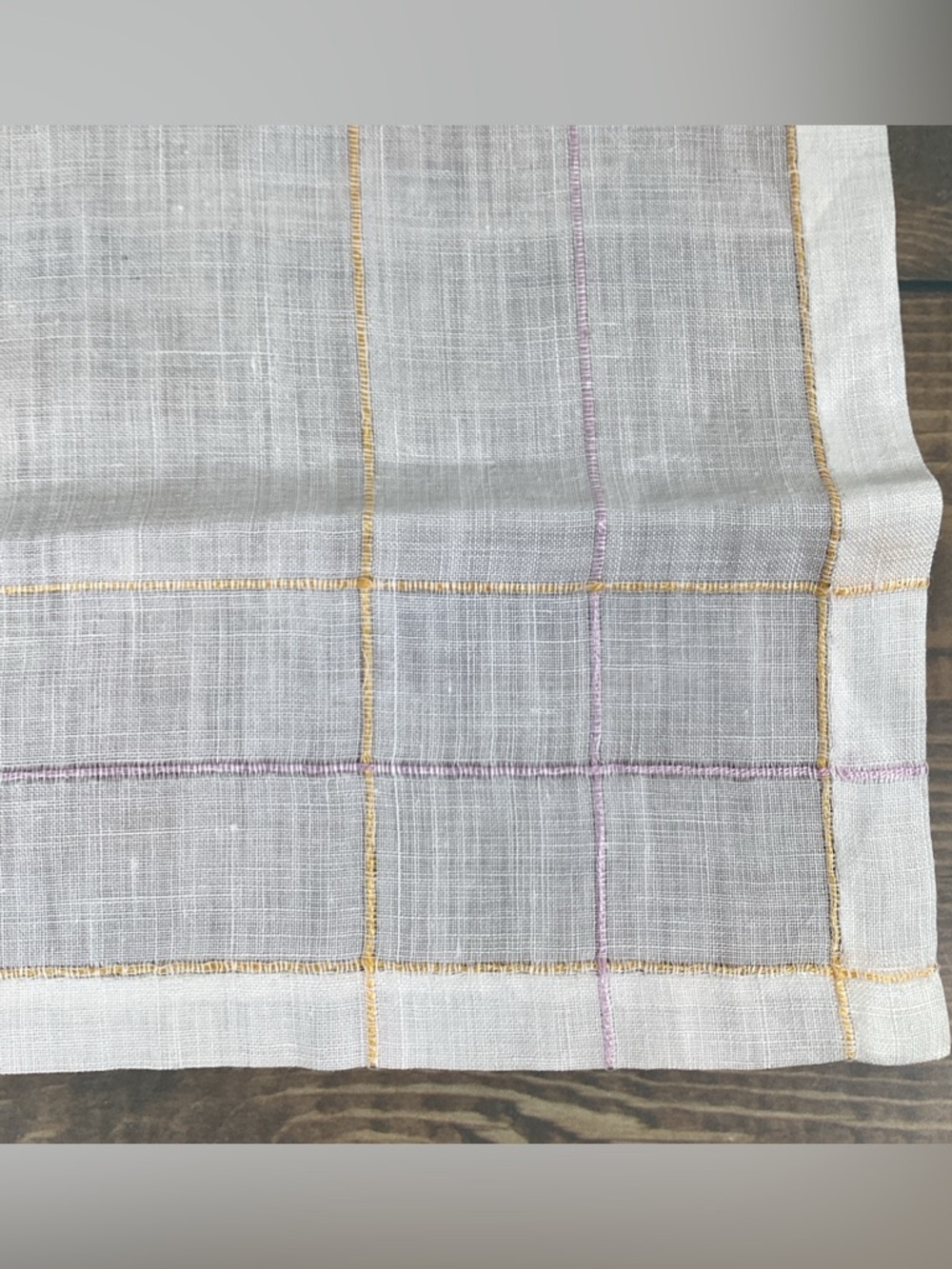 5 Vintage Lady’s Handkerchief Hankies Orange & Purples, White, Floral, Oriental - Picture 8 of 16